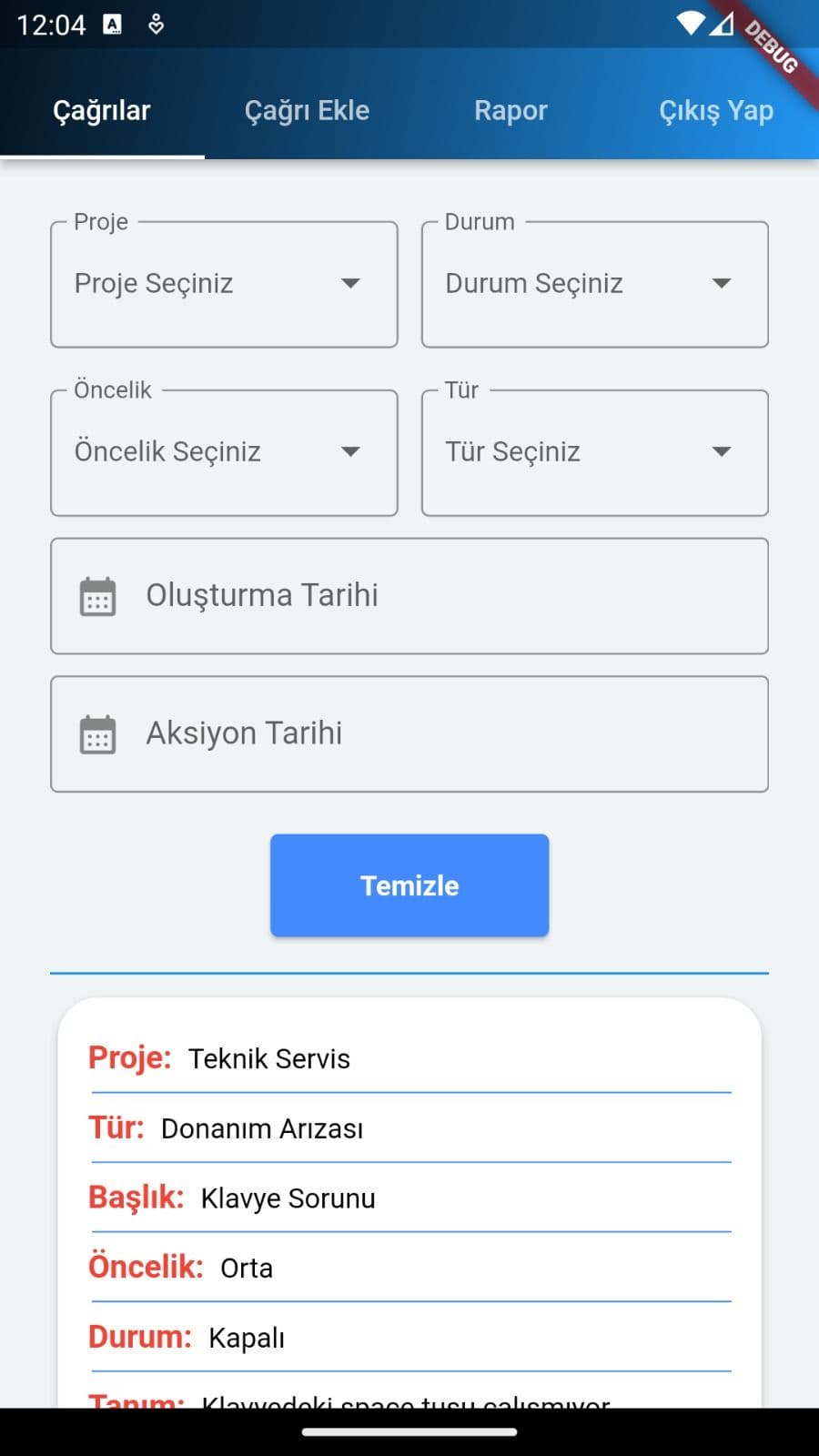Kurumsal Çağrı Sistemi
