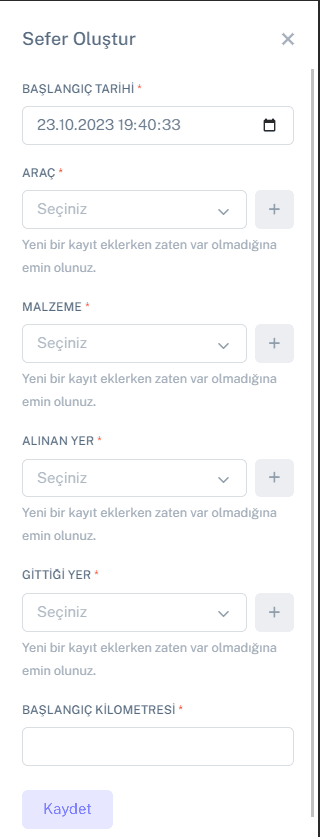 Emay Yapı Lojistik Araç Takip Uygulaması